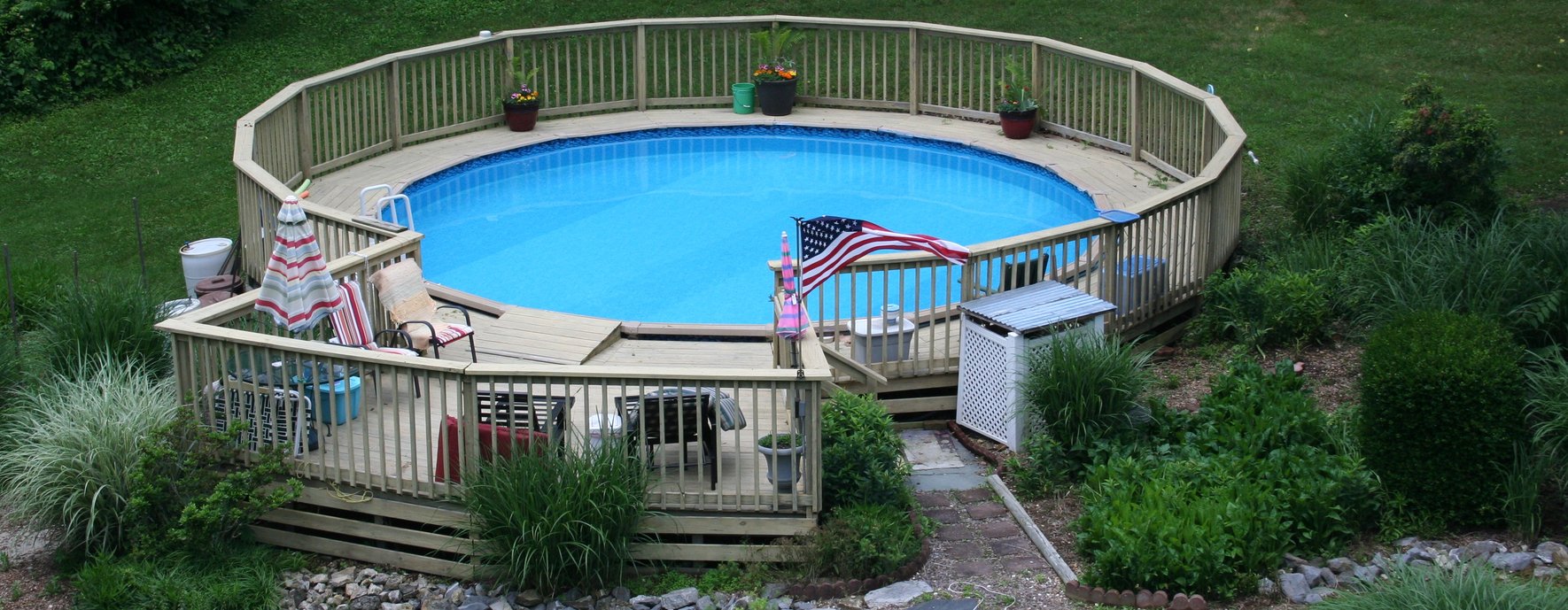 View of Saltwater Above Ground Pools: A Buyer's Guide