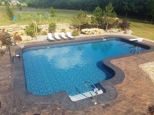 How to hide pool coping with your deck design 