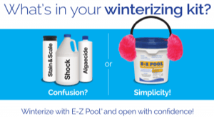 Easy pool winterization