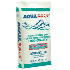 aqua salt for saltwater swimming pool maintenance