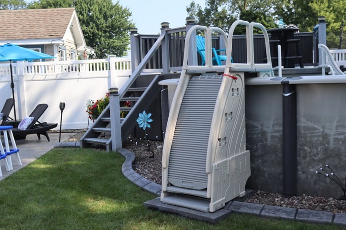 Entry Ladder with Gate