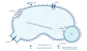 draw your pool to scale 