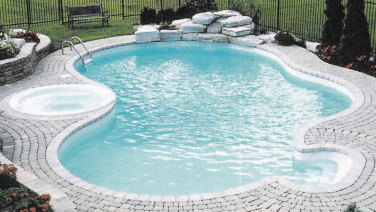 Paver Pool Deck