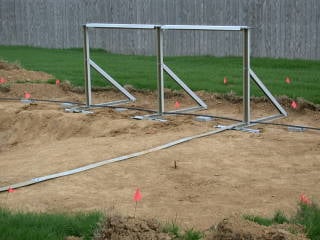 Oval Deep End Swim Area Above Ground Pool 