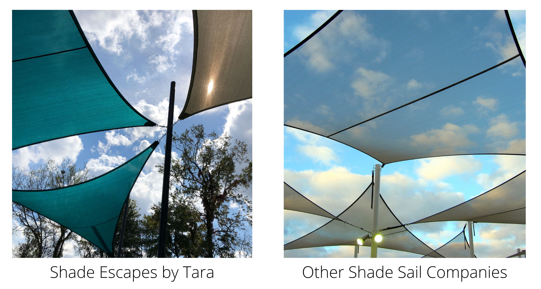 Shade Sail Comparison