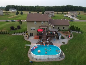 Oval Above Ground Royal Swimming Pools