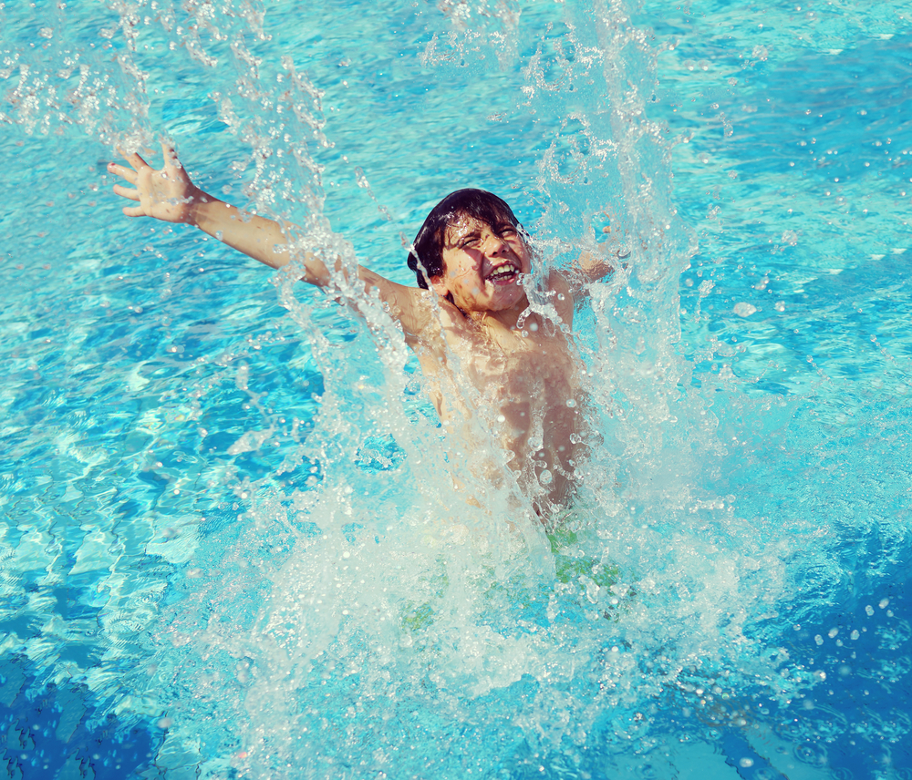 Happy Child in Swimming Pool