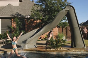 Can you add a slide to an existing swimming pool