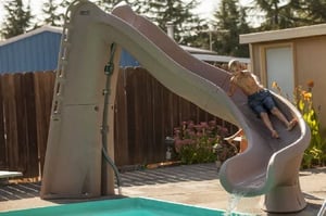 Can you add a slide to an existing swimming pool