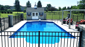 Pool Install Fencing