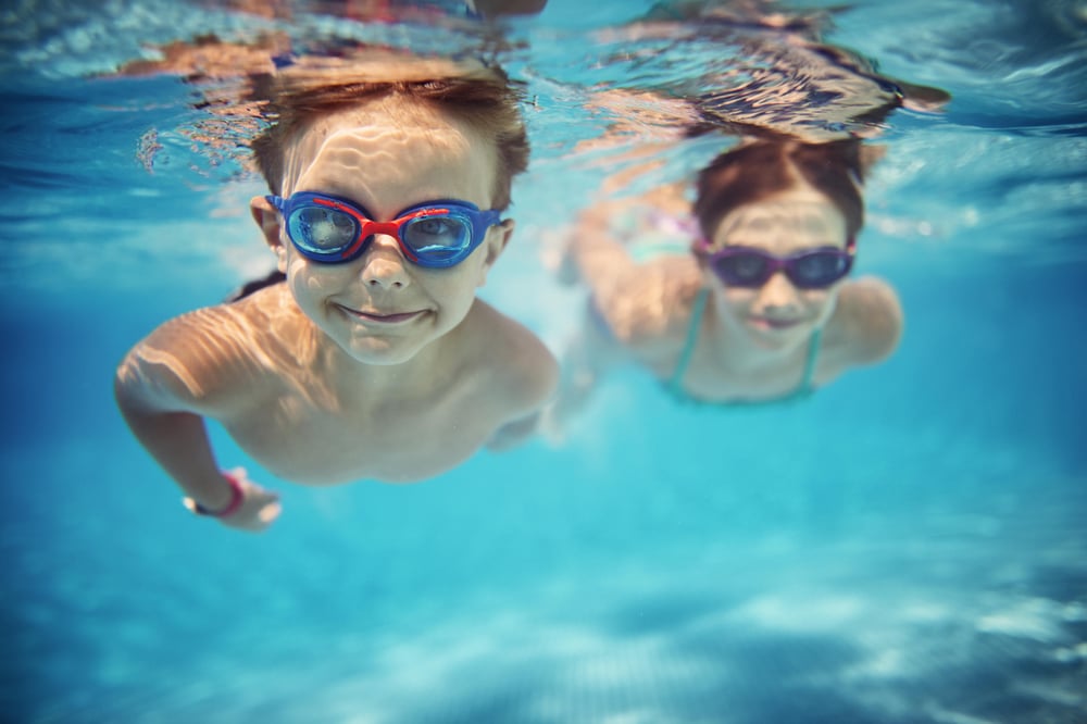 Swimming pool wall height depth and bottom type