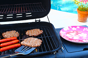 Pool Party Hot Dogs Hamburgers