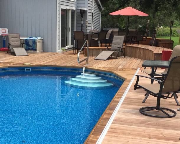 wedding cake walk in step 3