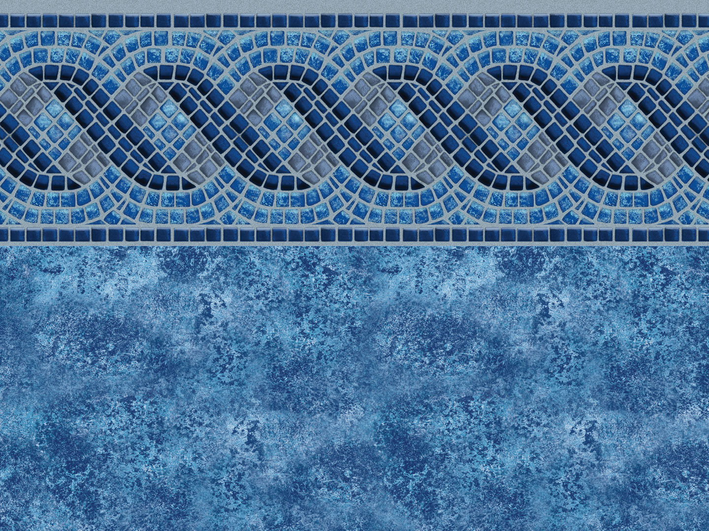 Braided River Tile Pool Liner