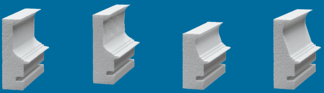 Modern Moulding foam forms from Royal Swimming Pools